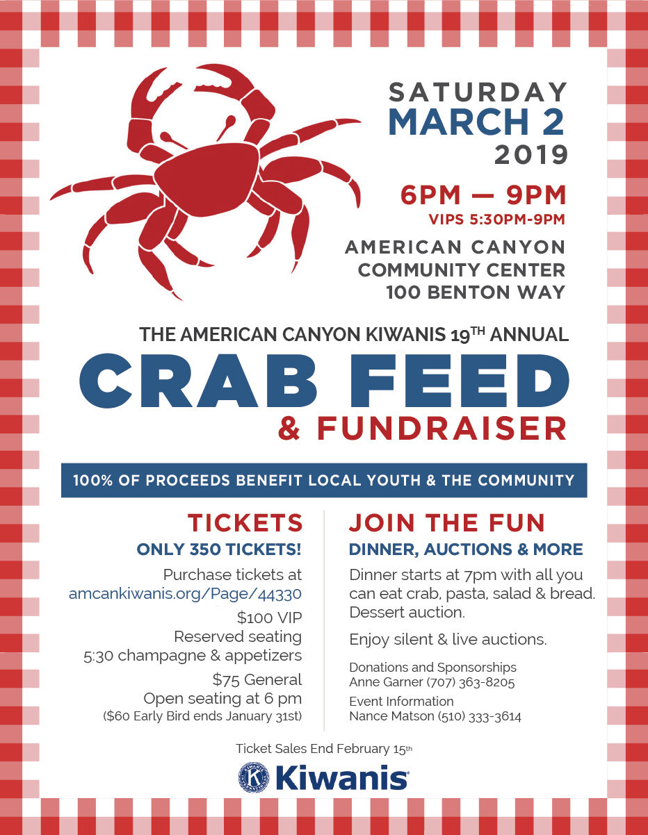 American Canyon Kiwanis Crab Feed